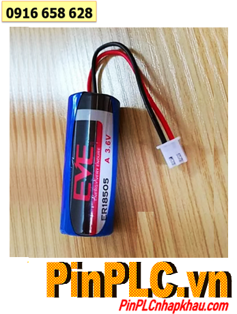 EVE ER18505M (ZẮC CẮM), Pin nuôi nguồn PLC EVE ER18505 lithium 3.6V 3650mAh chính hãng